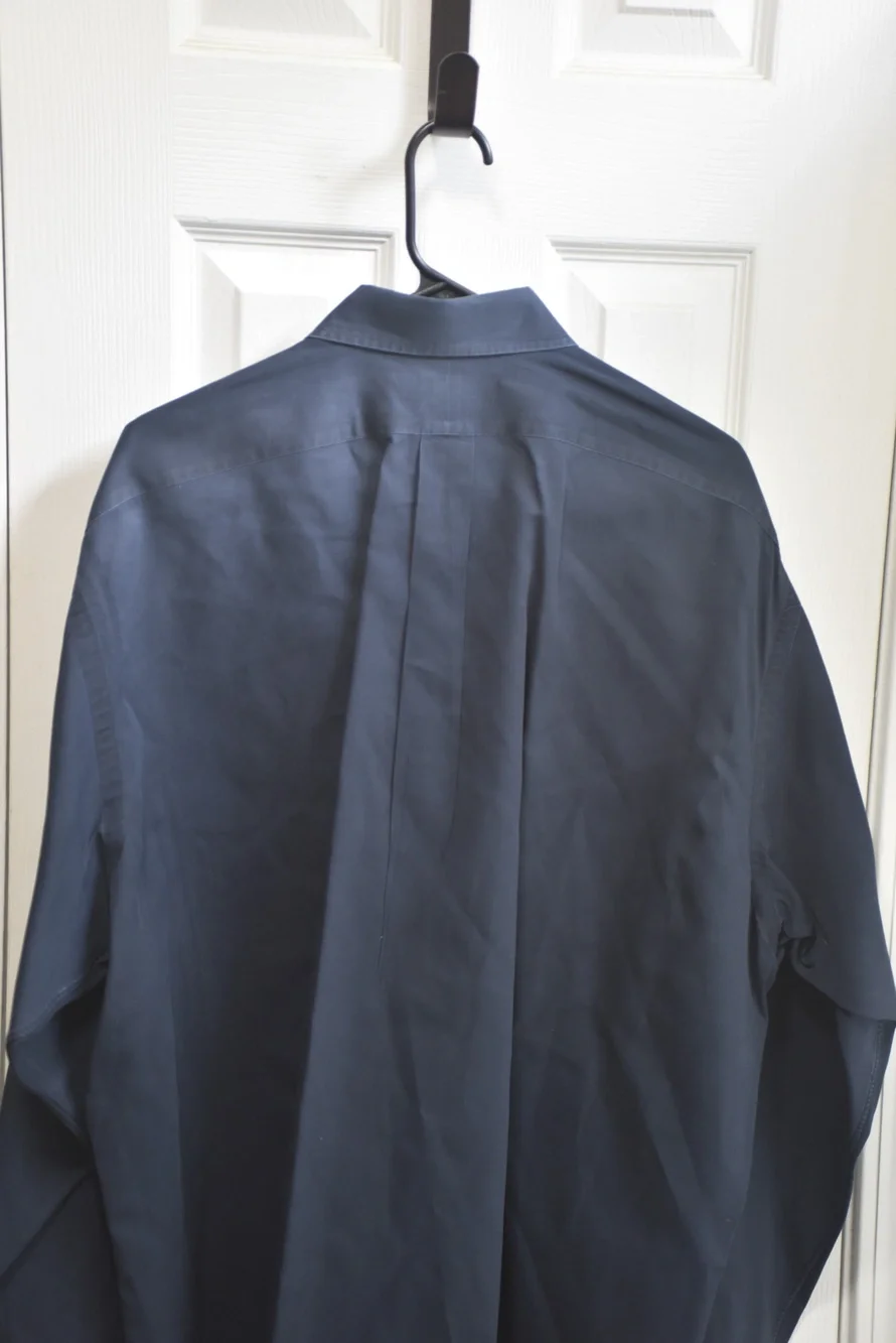 VTG Ralph Lauren Button Down Long Sleeve Shirt Navy Cotton Blaire XL LSC 107